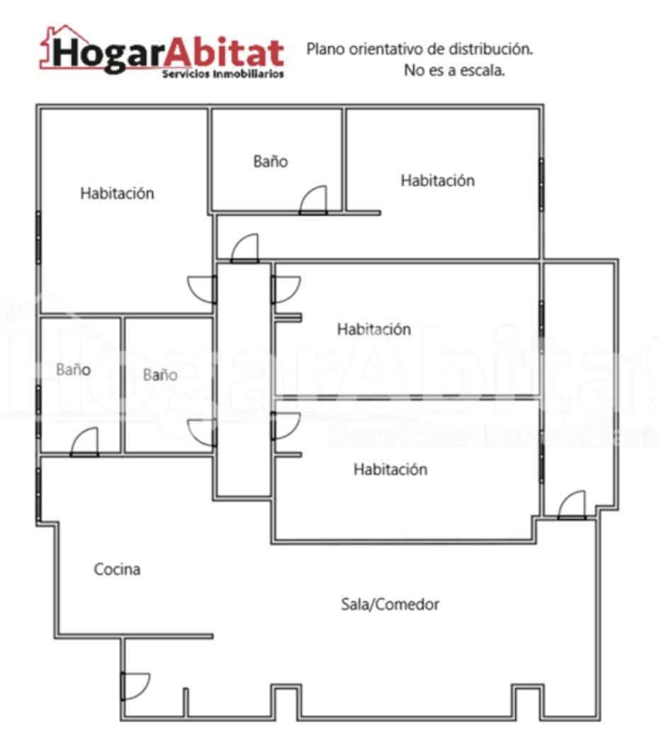 4 bedroom Flat for sale in Paterna with pool garage - € 474,000 (Ref: 9491481)