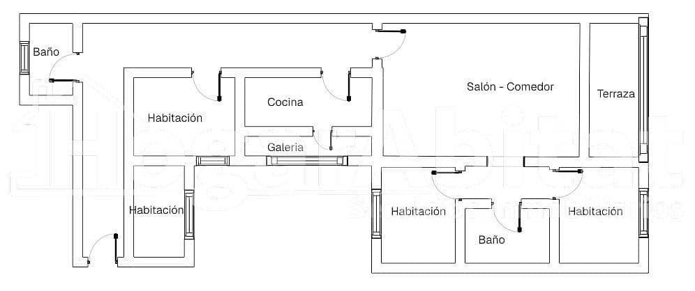 4 chambre Appartement à vendre à Alicante ville avec garage - 225 000 € (Ref: 9502424)