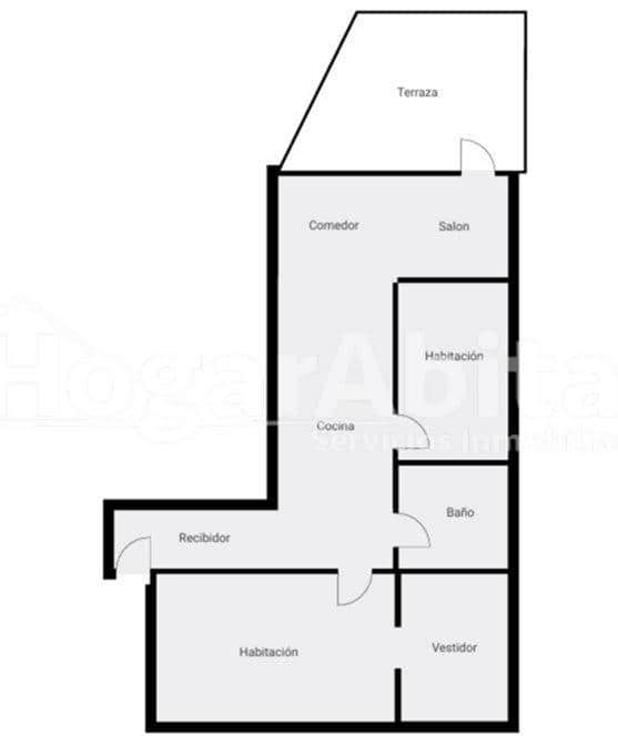 2 sovrum Lägenhet till salu i Castello de la Plana - 152 000 € (Ref: 9518956)