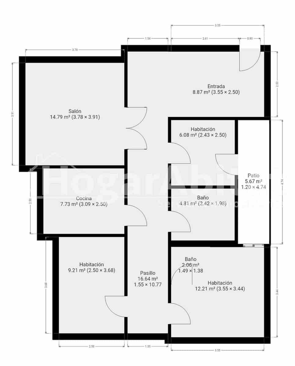 4 soverom Leilighet til salgs i Oliva med garasje - € 250 000 (Ref: 9524352)