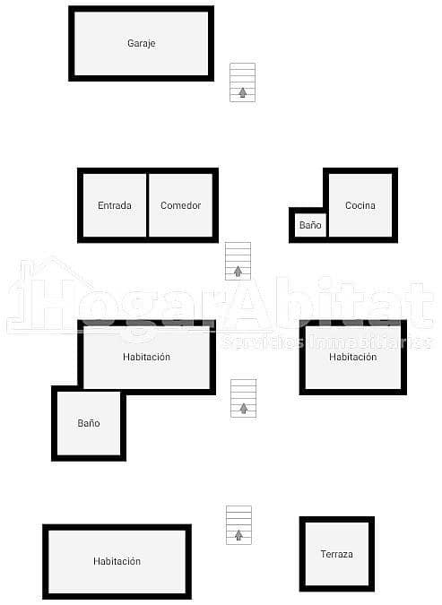 3 chambre Villa/Maison Mitoyenne à vendre à Onda avec garage - 170 000 € (Ref: 9530629)