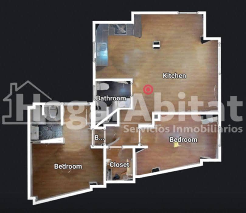 2 bedroom Flat for sale in Valencia city - € 250,000 (Ref: 9535986)