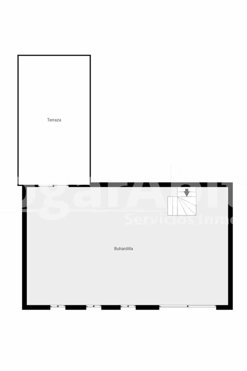 2 Zimmer Penthouse zu verkaufen in Gandia mit Garage - 255.000 € (Ref: 9541179)