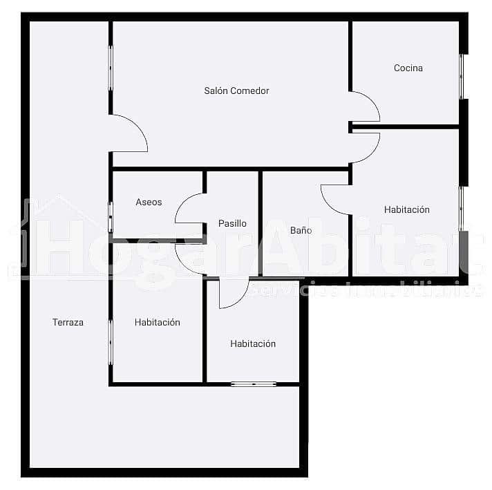 3 slaapkamer Flat te koop in Chiva met garage - € 225.000 (Ref: 9561879)