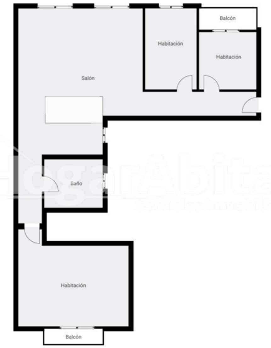 3 soveværelse Lejlighed til salg i Valencia by - € 305.000 (Ref: 9571255)