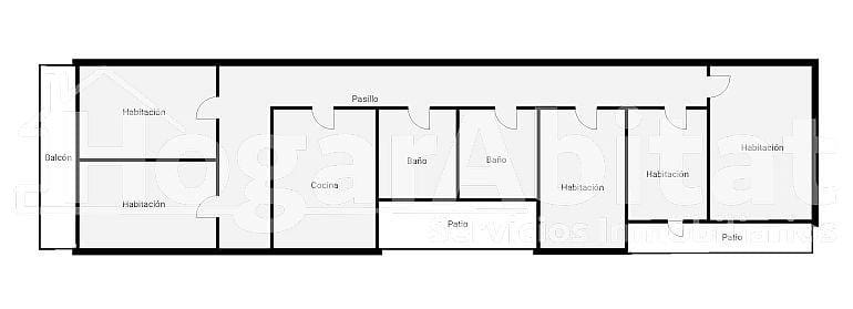 5 makuuhuone Asunto myytävänä paikassa Alicante kaupunki - 154 900 € (Ref: 9583567)