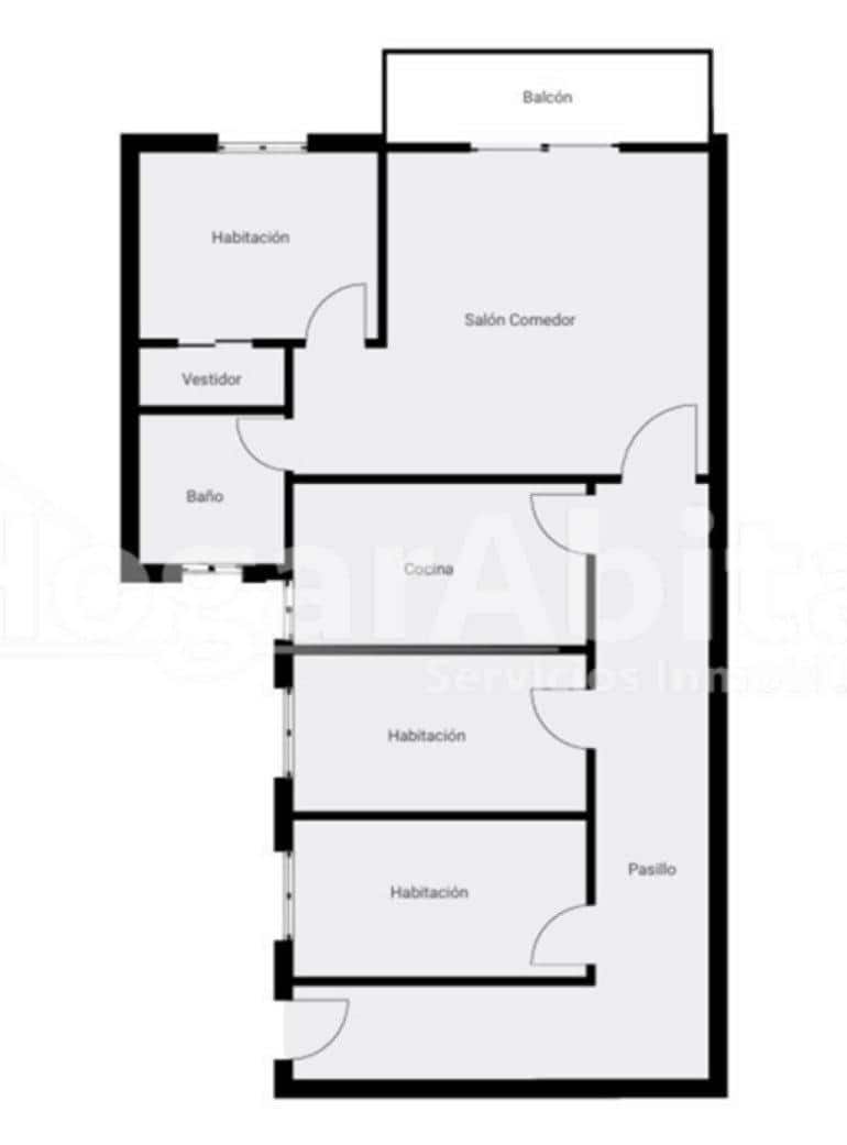 3 soveværelse Lejlighed til salg i Cheste - € 110.000 (Ref: 9596209)