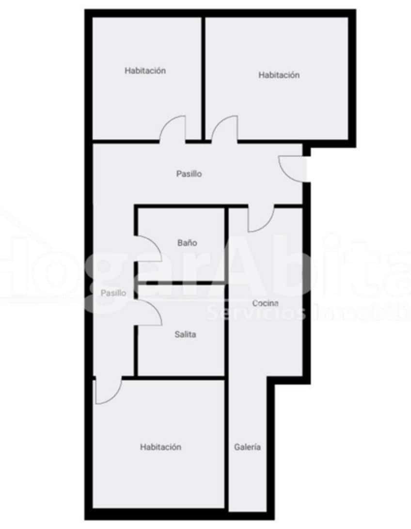 3 makuuhuone Asunto myytävänä paikassa Castello de la Plana - 179 000 € (Ref: 9596217)