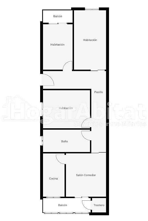 3 soverom Leilighet til salgs i Valencia by - € 205 000 (Ref: 9605022)