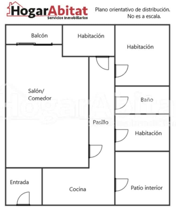 3 quarto Apartamento para venda em Valencia cidade - 310 000 € (Ref: 9611592)
