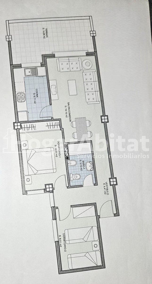 2 sovrum Lägenhet till salu i Les Alqueries / Alquerias del Nino Perdido med garage - 115 000 € (Ref: 9619331)