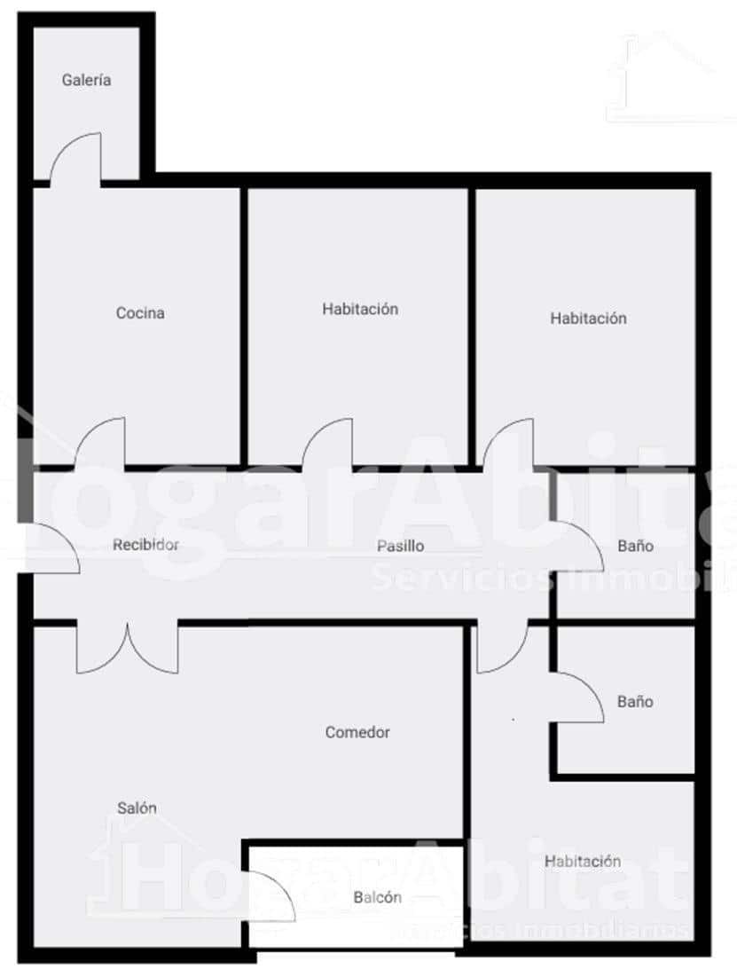 3 Zimmer Wohnung zu verkaufen in Almassora / Almazora mit Garage - 142.900 € (Ref: 9619333)