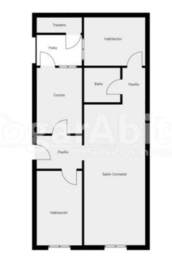 2 soveværelse Lejlighed til salg i Valencia by - € 175.000 (Ref: 9630044)