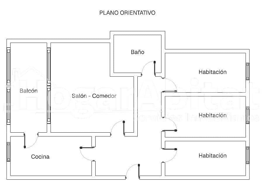 3 sovrum Lägenhet till salu i Alicante stad - 80 000 € (Ref: 9630056)