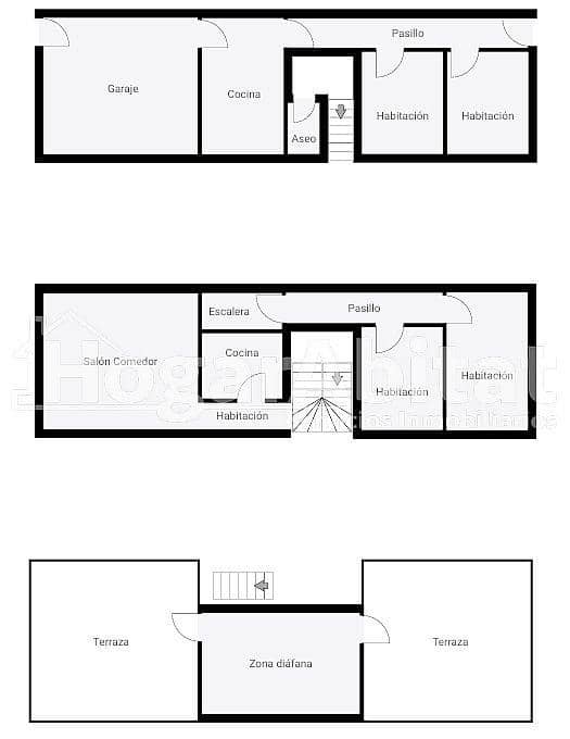 4 bedroom Townhouse for sale in Almassora / Almazora with garage - € 110,000 (Ref: 9630070)