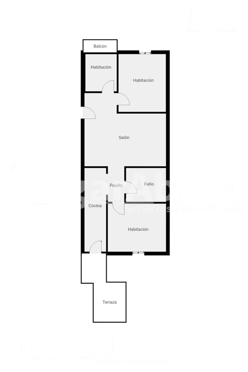 3 makuuhuone Asunto myytävänä paikassa Palmera - 85 000 € (Ref: 9634345)