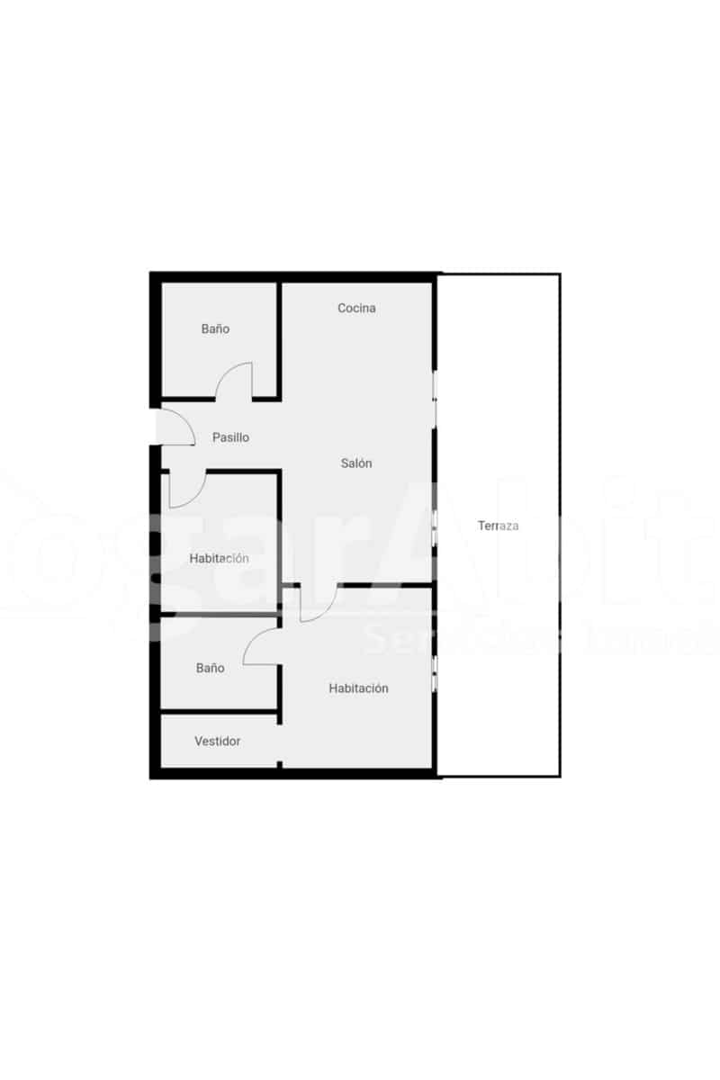 2 sypialnia Mieszkanie na sprzedaż w Oliva - 135 000 € (Ref: 9634351)