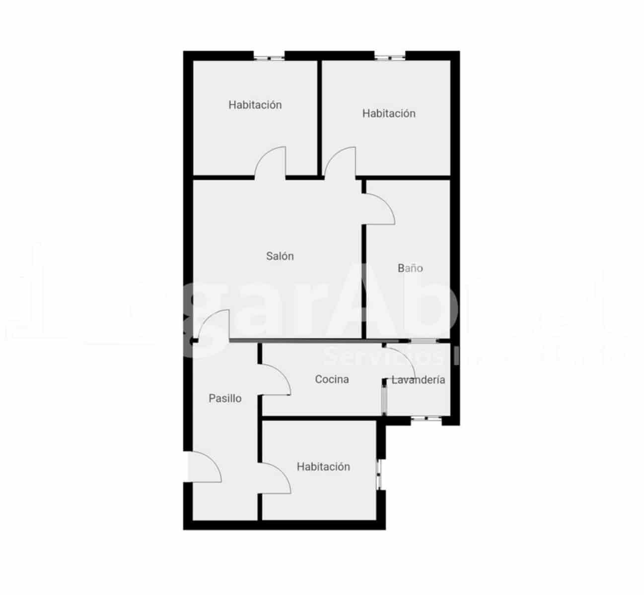 3 camera da letto Appartamento in vendita in Gandia - 175.000 € (Rif: 9648211)