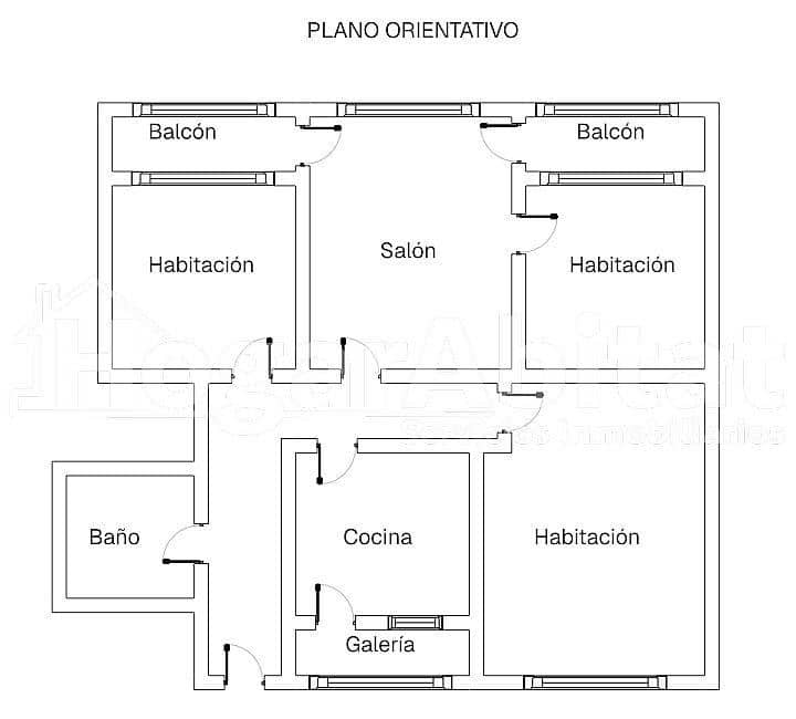 3 slaapkamer Flat te koop in Alicante stad - € 150.000 (Ref: 9659492)