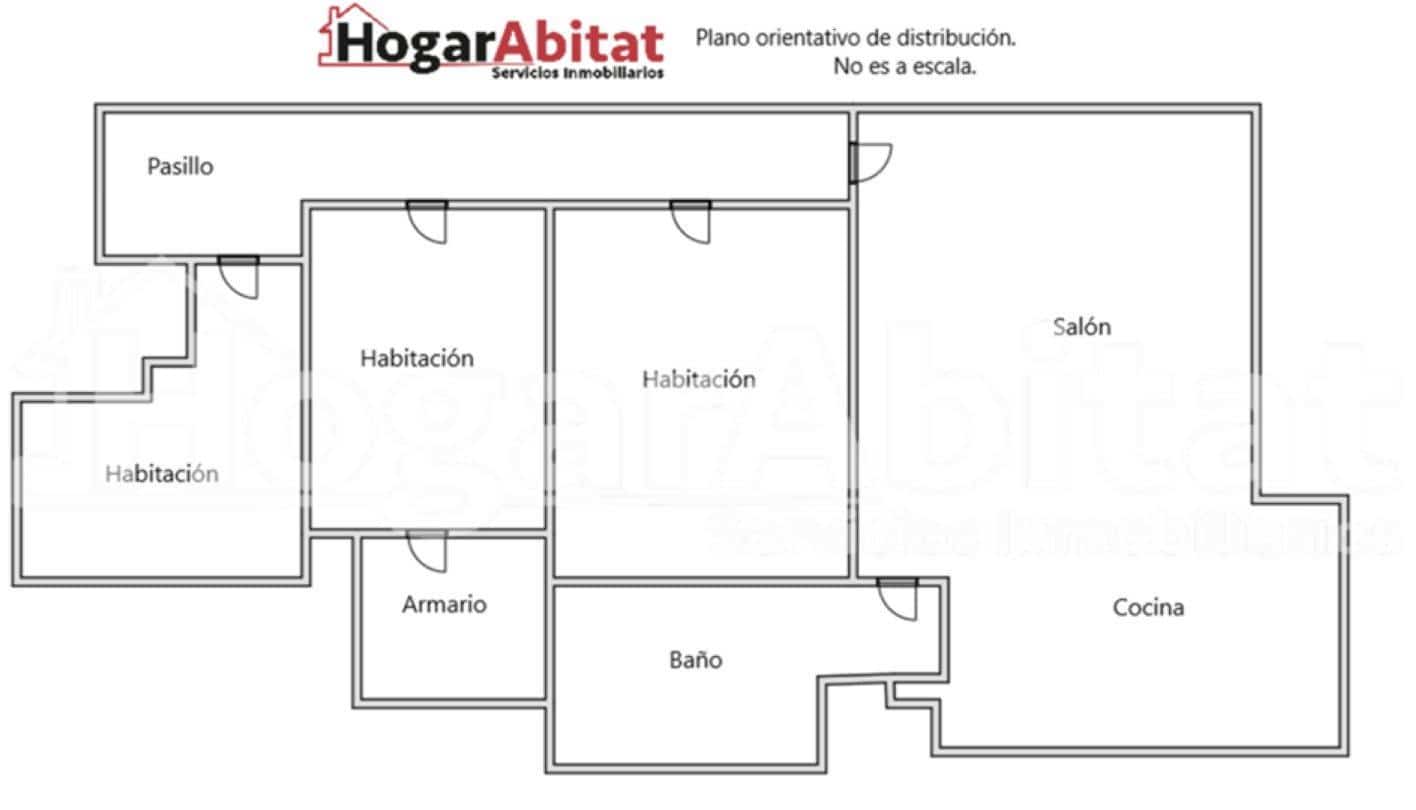 3 quarto Apartamento para venda em Valencia cidade - 209 900 € (Ref: 9659494)