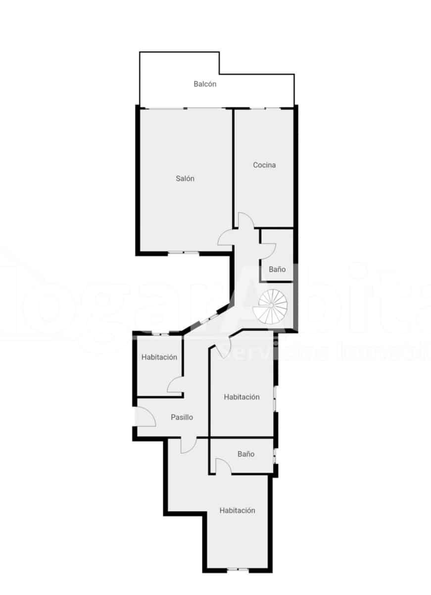 3 Zimmer Penthouse zu verkaufen in Simat de la Valldigna mit Pool - 140.000 € (Ref: 9666558)