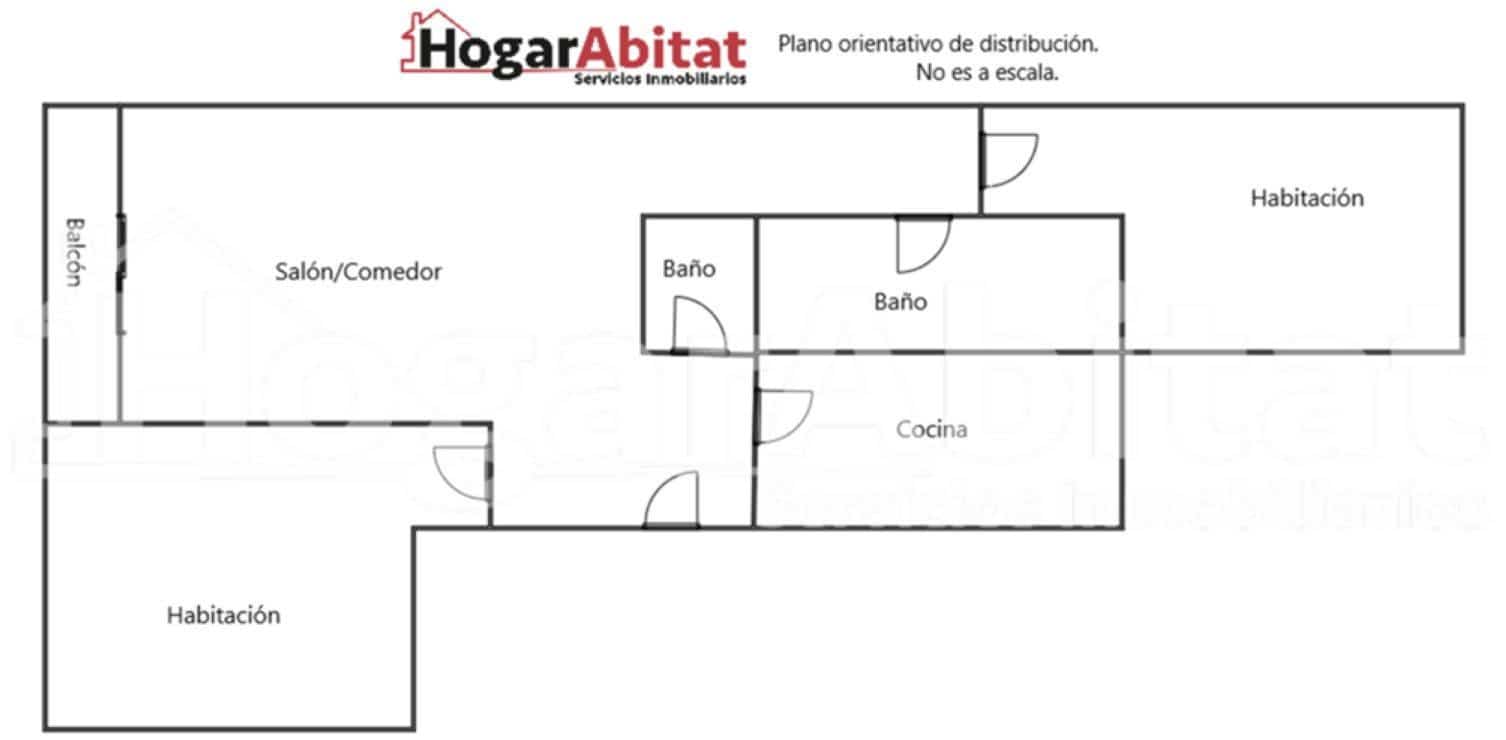 2 Zimmer Wohnung zu verkaufen in Sagunto / Sagunt - 175.000 € (Ref: 9666585)