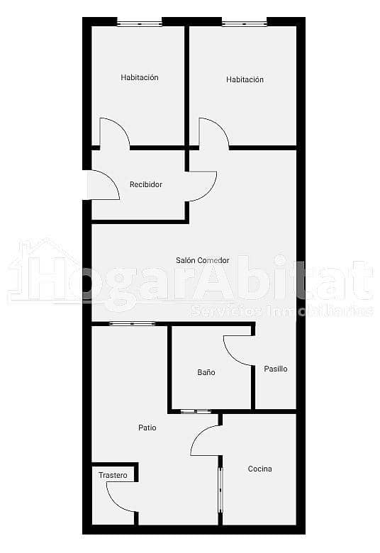 2 makuuhuone Asunto myytävänä paikassa Carcaixent - 125 000 € (Ref: 9674293)