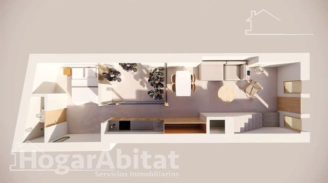 3 Zimmer Reihenhaus zu verkaufen in Centro, Castelló de la Plana - 249.900 € (Ref: 9690666)