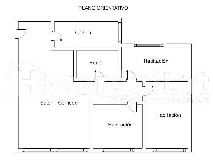 3 makuuhuone Asunto myytävänä paikassa Alicante kaupunki - 130 000 € (Ref: 9712028)