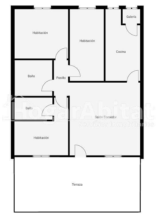 3 Zimmer Wohnung zu verkaufen in Pucol mit Pool Garage - 320.000 € (Ref: 9726691)