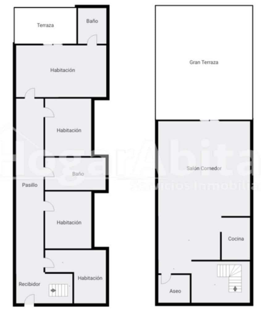 4 Zimmer Penthouse zu verkaufen in San Juan de Moro mit Garage - 147.900 € (Ref: 9726696)