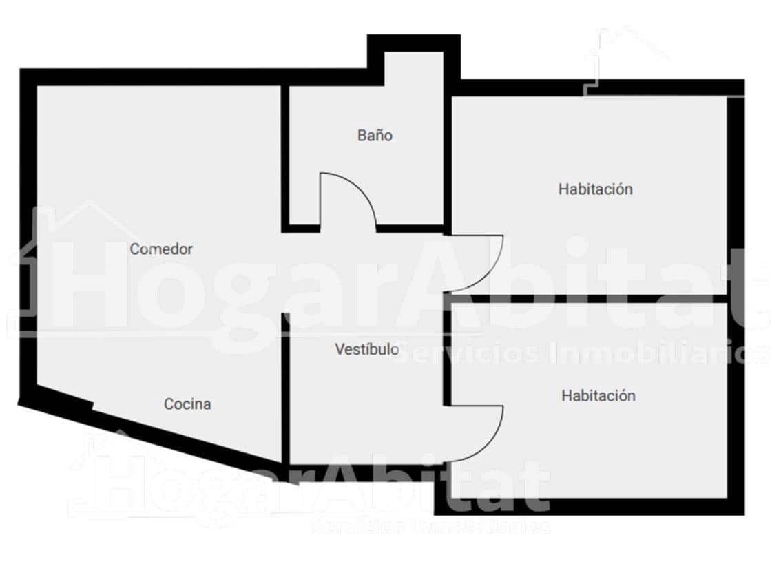 2 Zimmer Wohnung zu verkaufen in Alicante / Alacant Stadt - 142.000 € (Ref: 9732175)