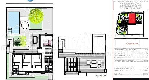3 makuuhuone Huvila myytävänä paikassa Els Poblets mukana uima-altaan 
autotalli - 389 000 € (Ref: 9732179)