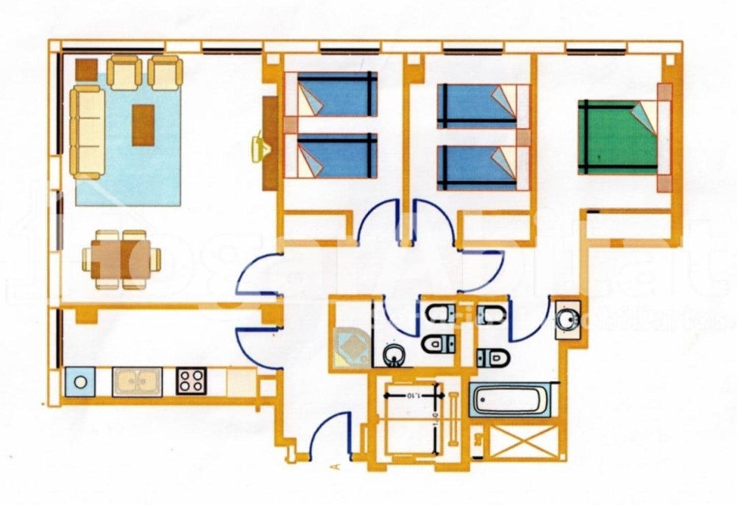 3 chambre Appartement à vendre à Algemesi avec garage - 145 000 € (Ref: 9732190)