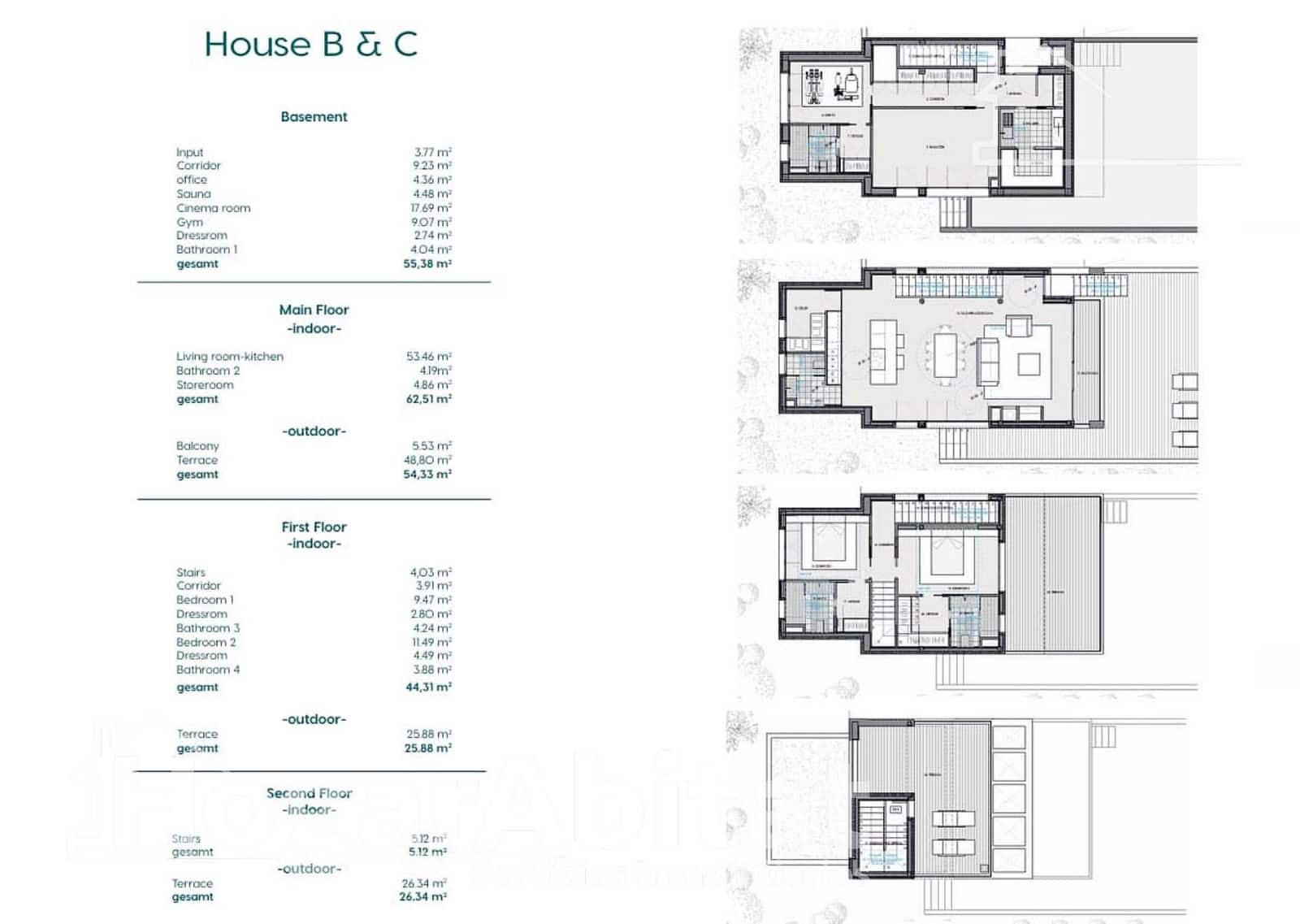 2 soveværelse Villa til salg i Oliva med swimmingpool garage - € 950.000 (Ref: 9735636)