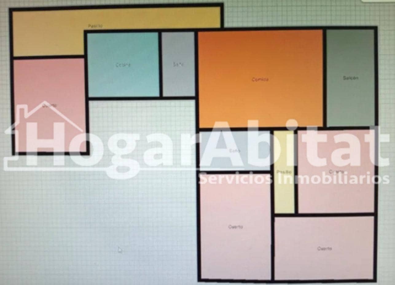 4 bedroom Flat for sale in La Pobla de Vallbona - € 190,000 (Ref: 9738599)