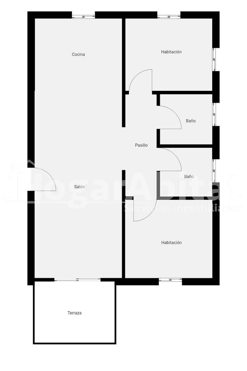 3 bedroom Flat for sale in Piles with pool garage - € 220,000 (Ref: 9741772)
