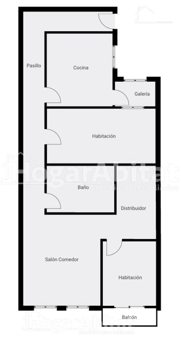 2 bedroom Flat for sale in Valencia city - € 285,000 (Ref: 9741801)