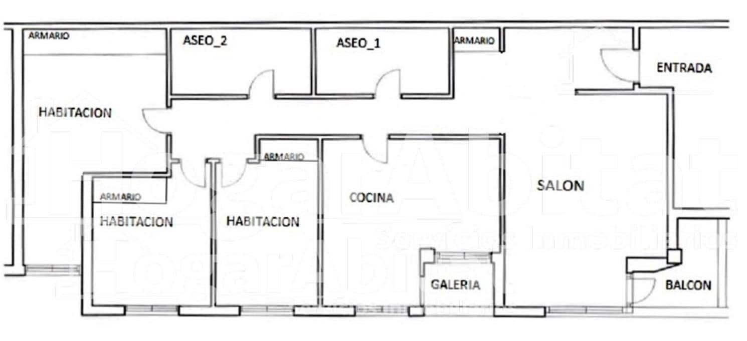 3 quarto Apartamento para venda em Valencia cidade com garagem - 450 000 € (Ref: 9752091)