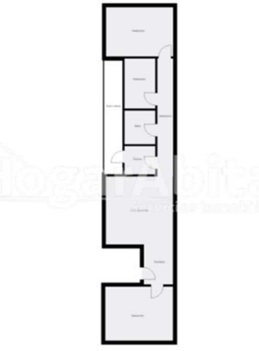 3 soveværelse Lejlighed til salg i Castello de la Plana - € 99.000 (Ref: 9752096)