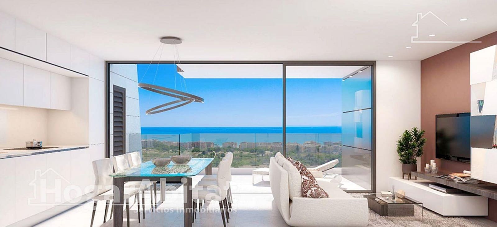 4 soverom Penthouse til salgs i Guardamar del Segura med svømmebasseng garasje - € 1 150 000 (Ref: 9755752)