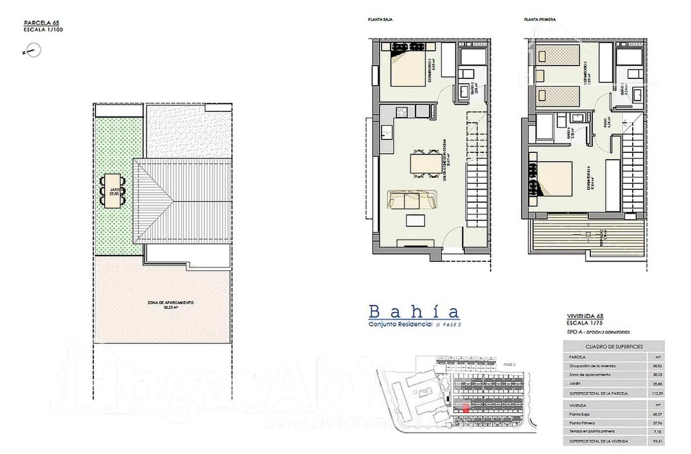 3 quarto Moradia em Banda para venda em Gran Alacant com piscina garagem - 312 000 € (Ref: 9755753)