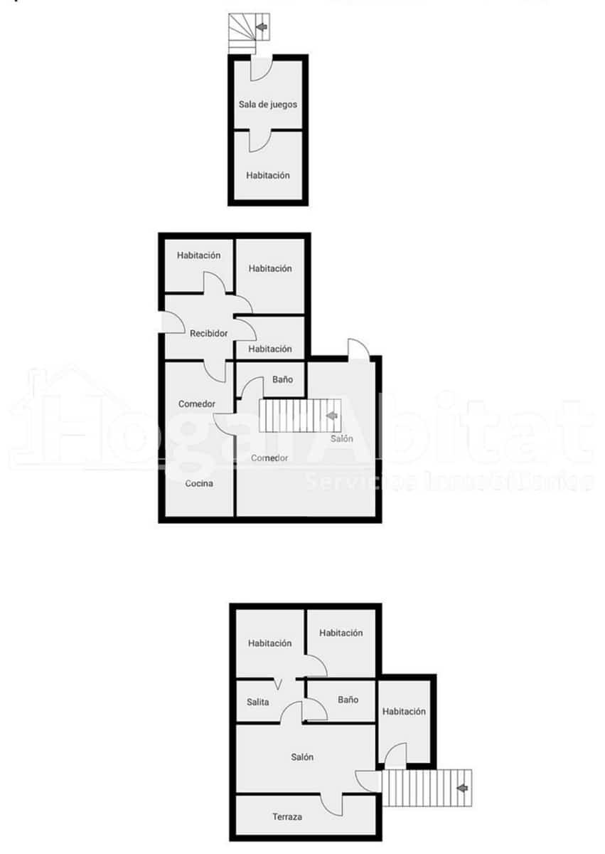 7 sypialnia Willa na sprzedaż w Vila-real z basenem garażem - 499 000 € (Ref: 9755758)