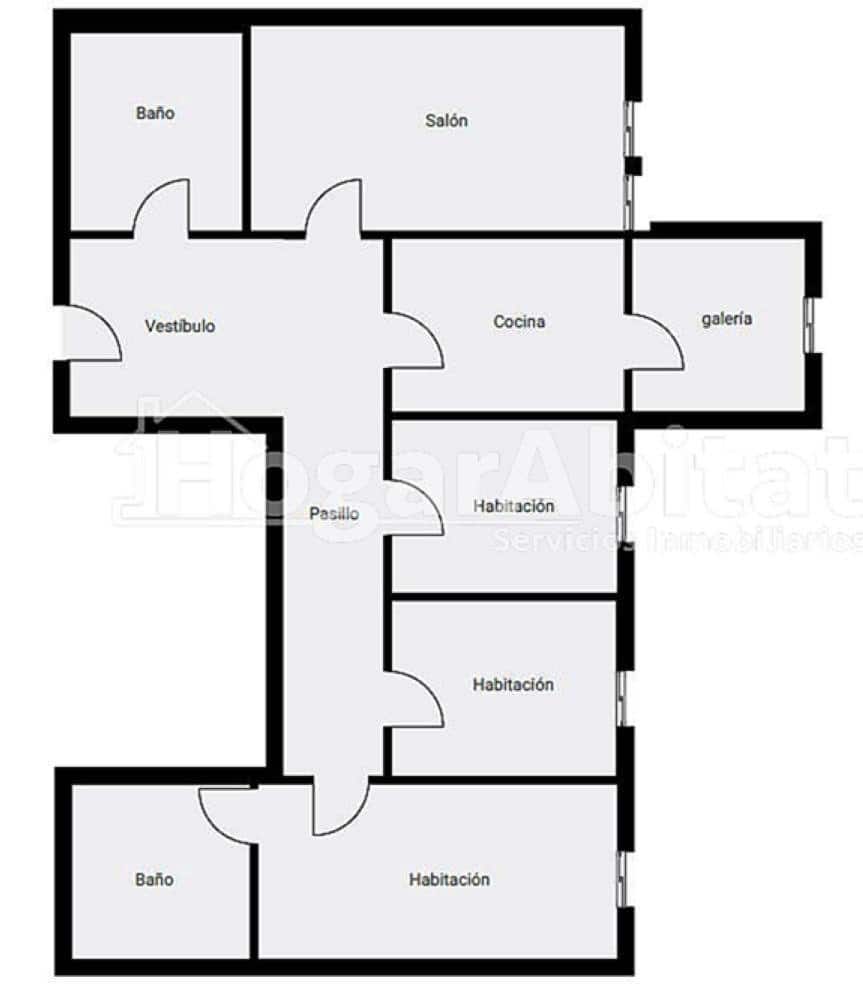 2 soverom Leilighet til salgs i Burriana / Borriana med garasje - € 144 900 (Ref: 9755763)