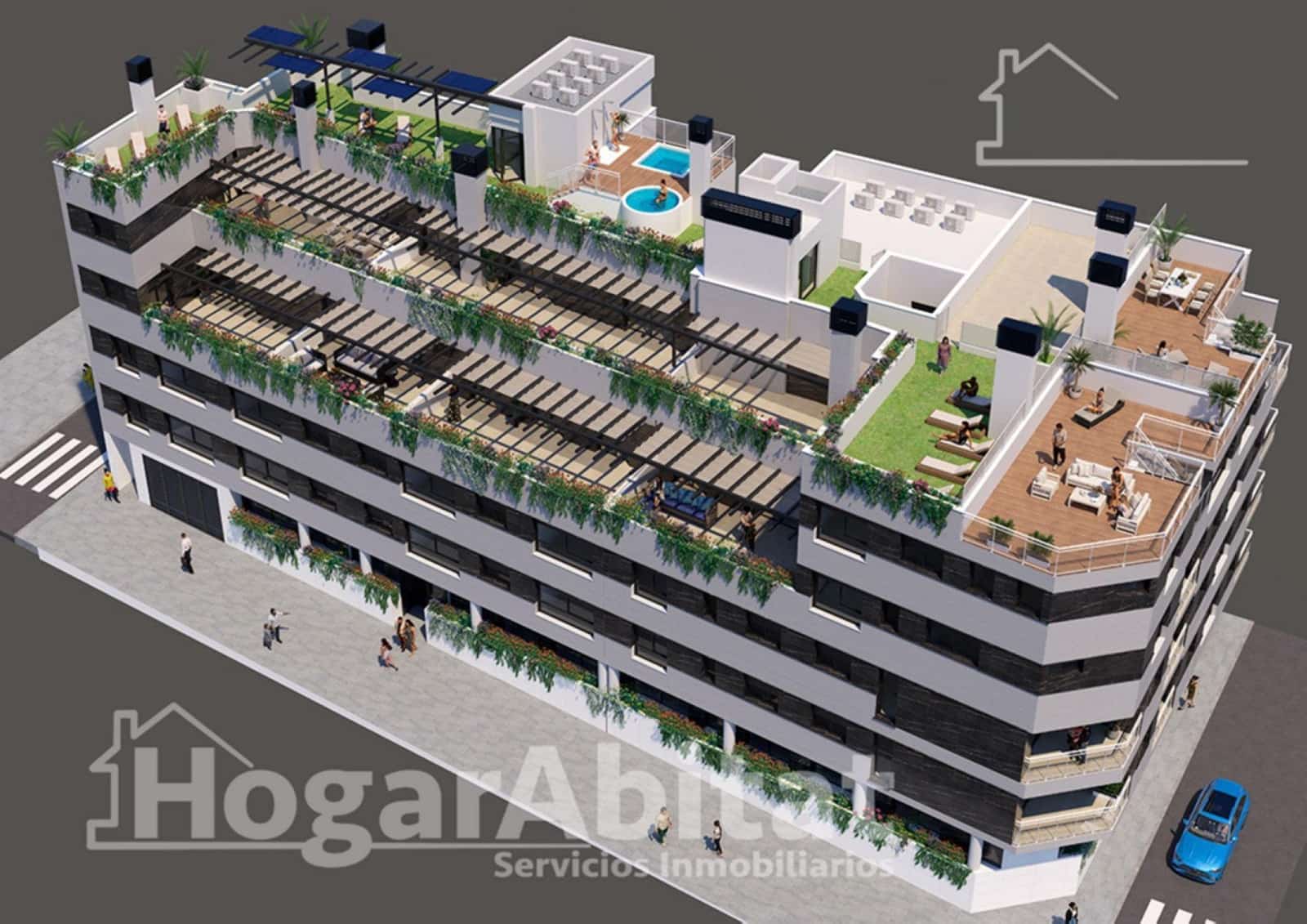 2 chambre Appartement à vendre à Castello de la Plana - 221 569 € (Ref: 9755774)