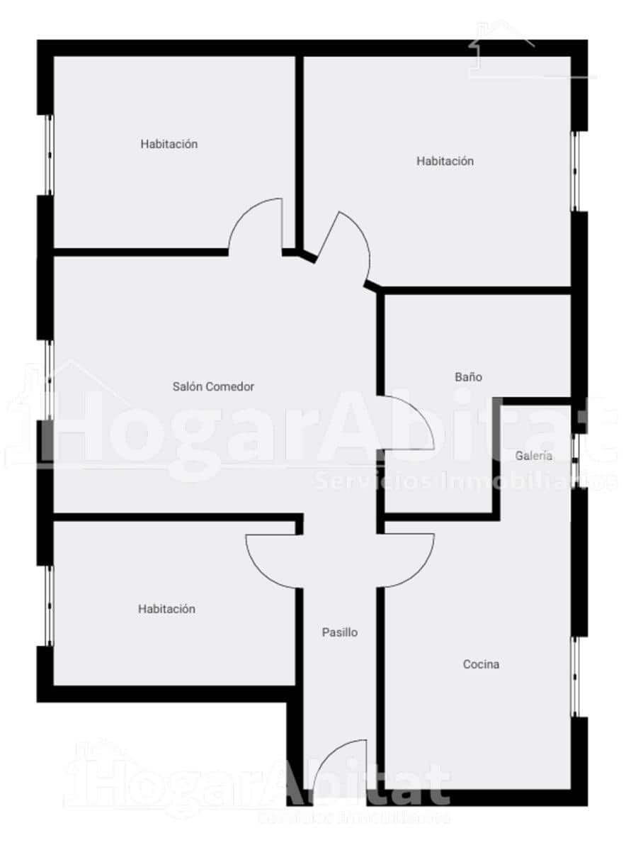 3 bedroom Flat for sale in Beniparrell - € 148,000 (Ref: 9759038)