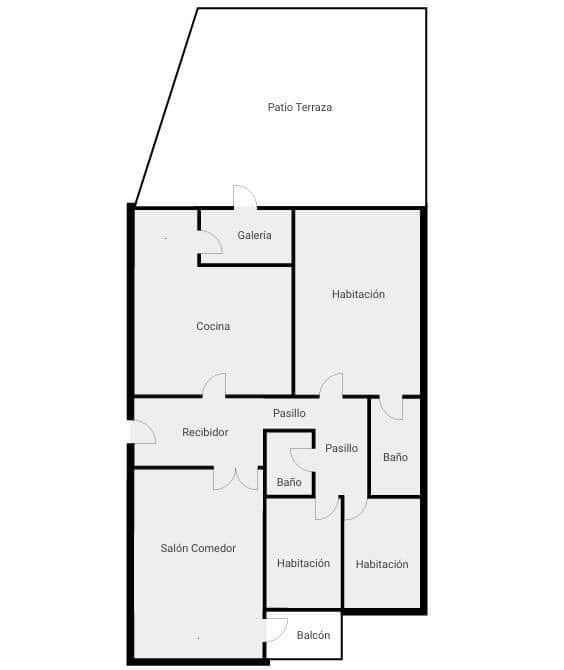 Piso de 3 habitaciones en Vila-real en venta con garaje - 225.000 € (Ref: 9762038)