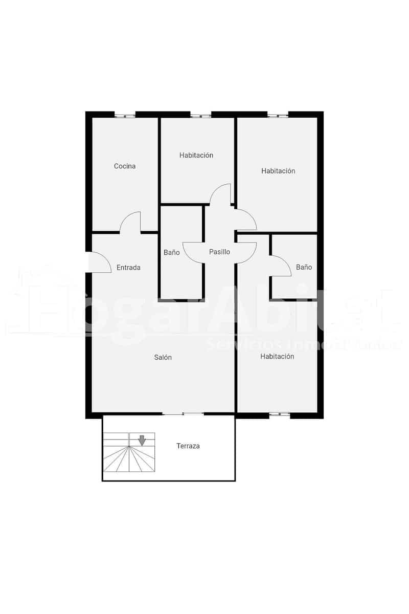 3 sypialnia Penthouse na sprzedaż w Gandia z basenem garażem - 309 000 € (Ref: 9762044)
