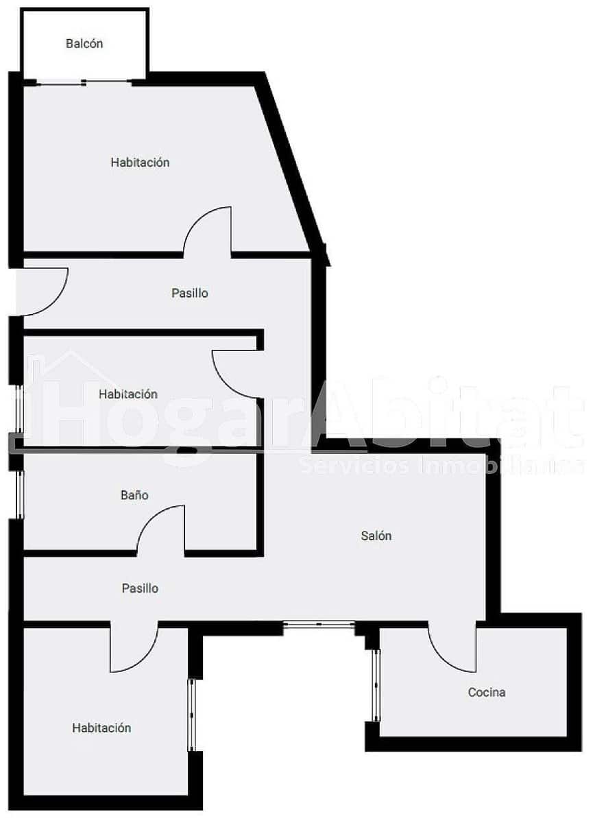 3 bedroom Flat for sale in Valencia city - € 259,000 (Ref: 9762046)