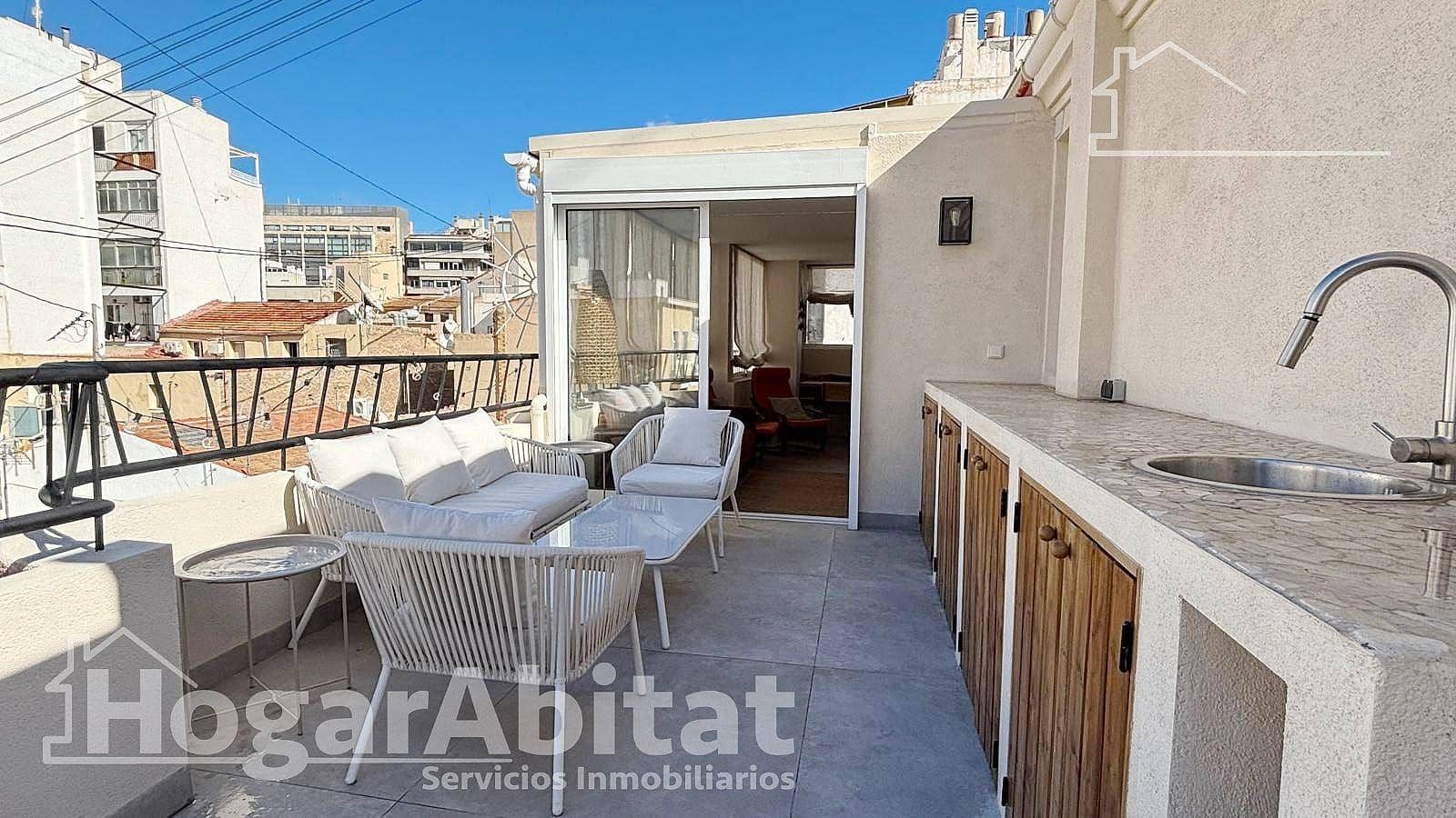 2 Zimmer Penthouse zu verkaufen in Alicante / Alacant Stadt - 590.000 € (Ref: 9778183)